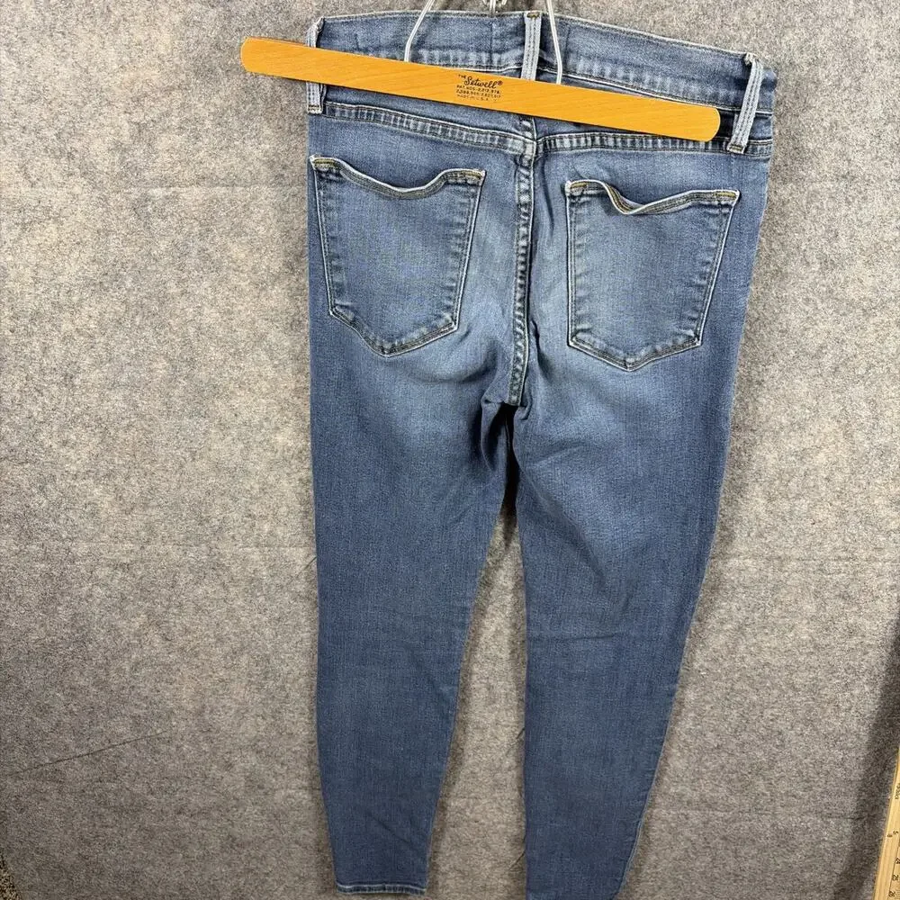 Frame Womens Blue Le High‎ Skinny Cropped Jeans 25 - Picture 4 of 10